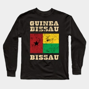 Flag of Guinea Bissau Long Sleeve T-Shirt